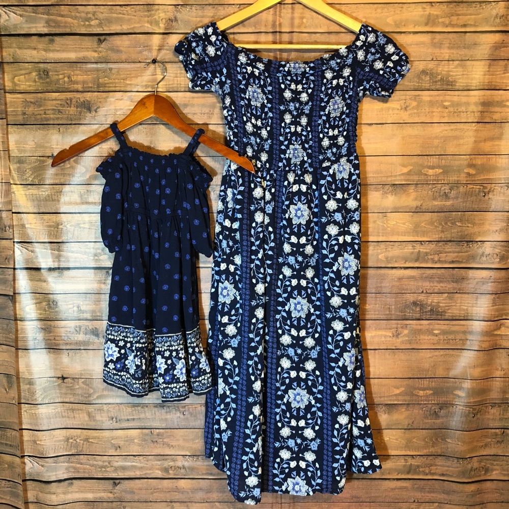 MOMMY & ME MATCHING OLD NAVY DRESSES